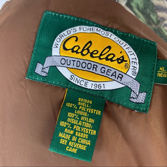 Cabela’s Outdoor Gear Advantage Insulated Camo Coat XL - Picture 13 of 13